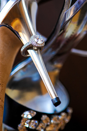 The Bride's Shoes with Ring