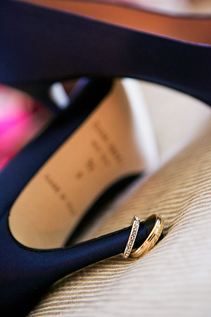 The Bride's Shoes with the Rings