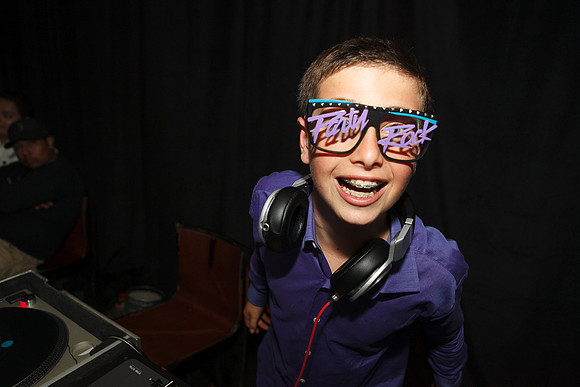 Bar Mitzvah boy plays DJ
